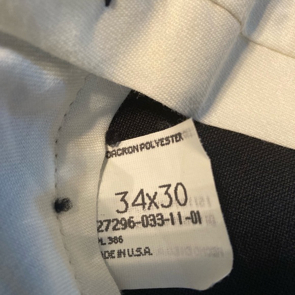 Size 34/30 Mens Reed ST James black dress pants - Picture 3 of 5